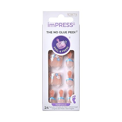 imPRESS by KISS The No Glue Pedi Paradise Ticket (KISS-IMT36X)