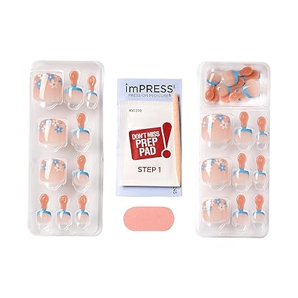 imPRESS by KISS The No Glue Pedi Paradise Ticket (KISS-IMT36X)