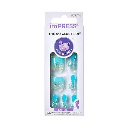 imPRESS by KISS The No Glue Pedi Last Flowers (KISS-IMT37X)