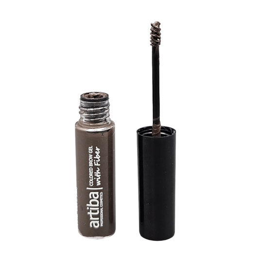 Artiba® Colored Brow Gel with Fiber Black Brown (AR-803)