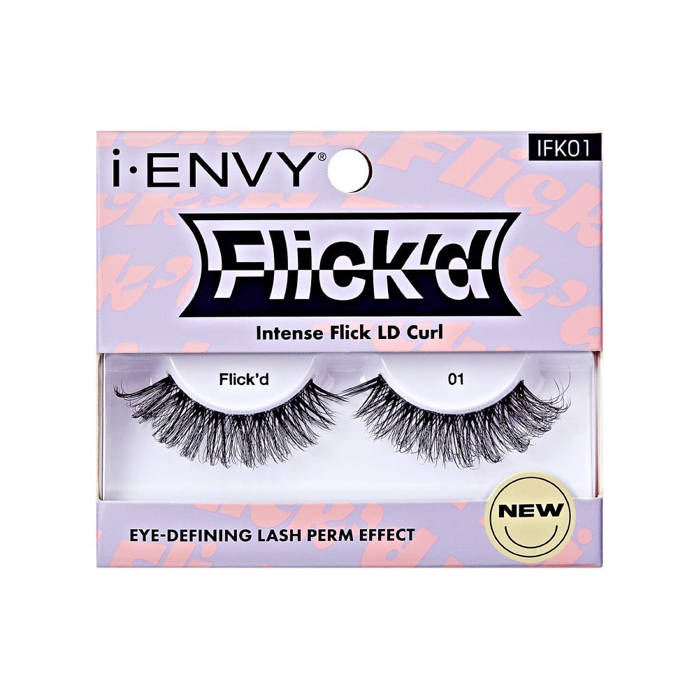 i·Envy by KISS 3D Flick’d Lashes 01 (KISS-IFK01)