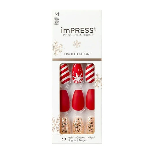 imPRESS by KISS nails Mini Candy Cane (KISS-IM31Y9)