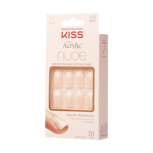 KISS nails Salon Acrylic Nude Nails - Cashmere (KISS-KAN03)