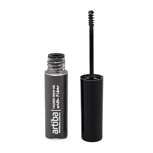 Artiba® Colored Brow Gel with Fiber Soft Black (AR-804)